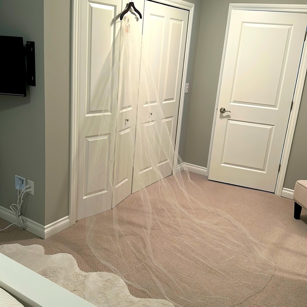 Brand new with tag 10ft wedding veil